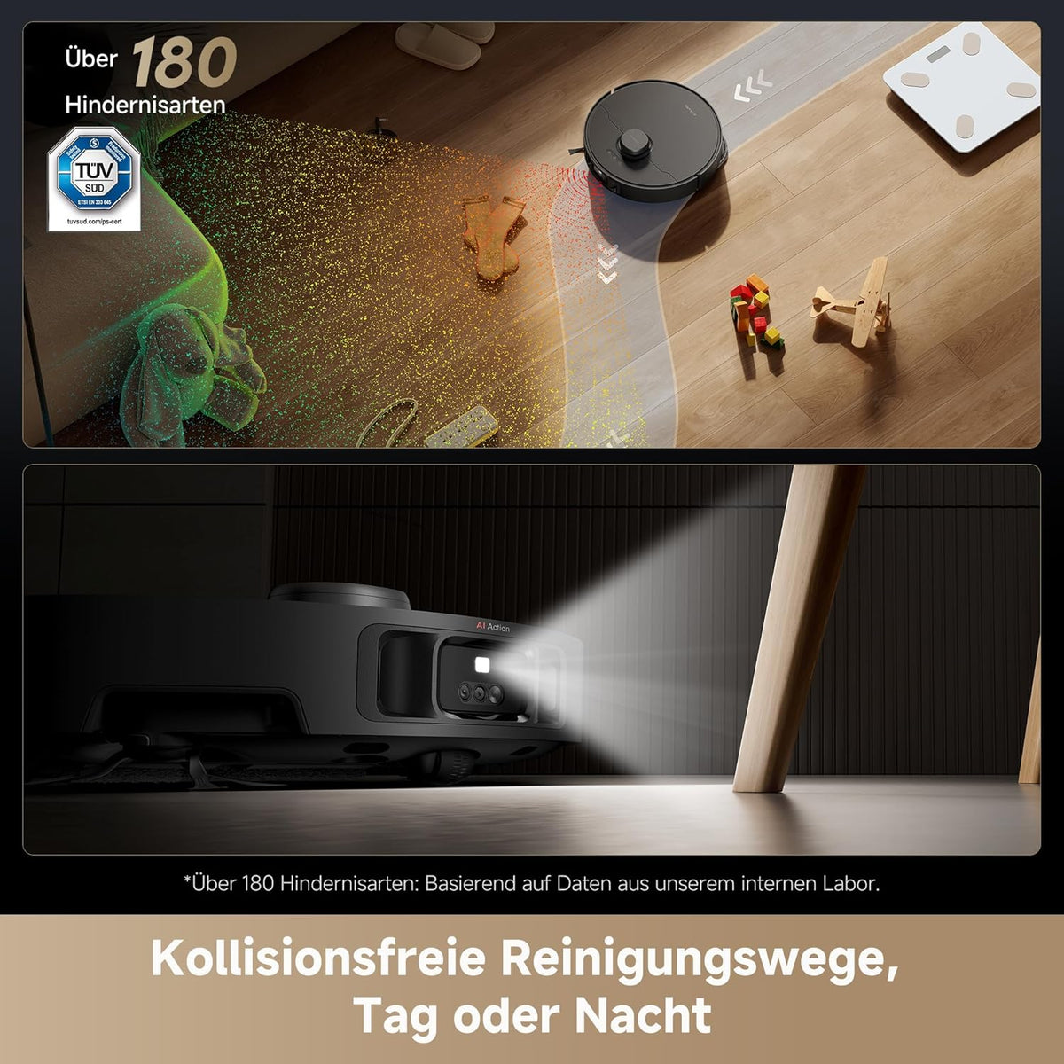 Modo Living Dreame L40s Pro Ultra, 19,000Pa, Selbstreinigend, Hindernisvermeidung, Sprachsteuerung