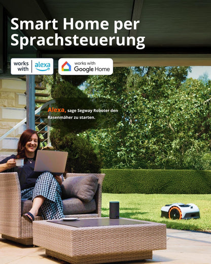 Modo Living i105E Mähroboter 500 m2, RTK+Vision, Igelschutz & KI