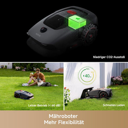 Modo Living 1000 Mähroboter 1000 m2, 3D-LiDAR & App-Steuerung