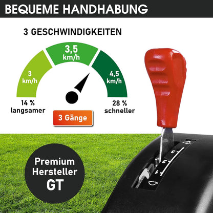 Modo Living BRAST® Benzin Rasenmäher mit Antrieb | 5,2kW (7PS) | 55cm Schnittbreite | viele Modelle | TÜV | 30-80mm Schnitthöhe | 60L Fangkorb | 4 Takt OHV Motor | Stahlgehäuse | Speed