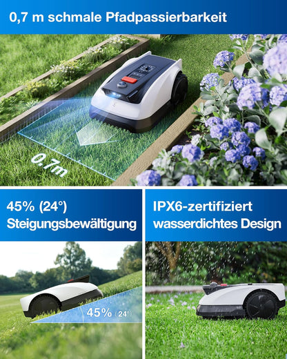 Modo Living Goat O500 Mähroboter 500 m2, LiDAR & ohne Kabel