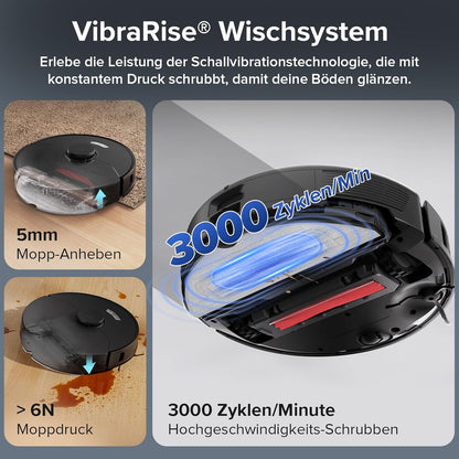 Modo Living Roborock S7 Max Ultra, 5500 Pa, Selbstreinigung & App-Steuerung