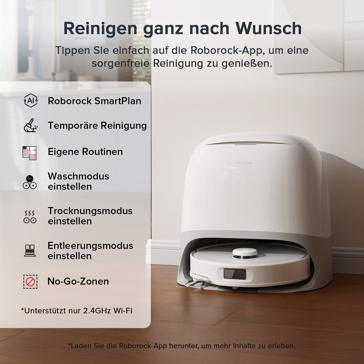 Roborock Qrevo Curv S5X Set Saugroboter mit Multifunktions-Dockingstation 3.0