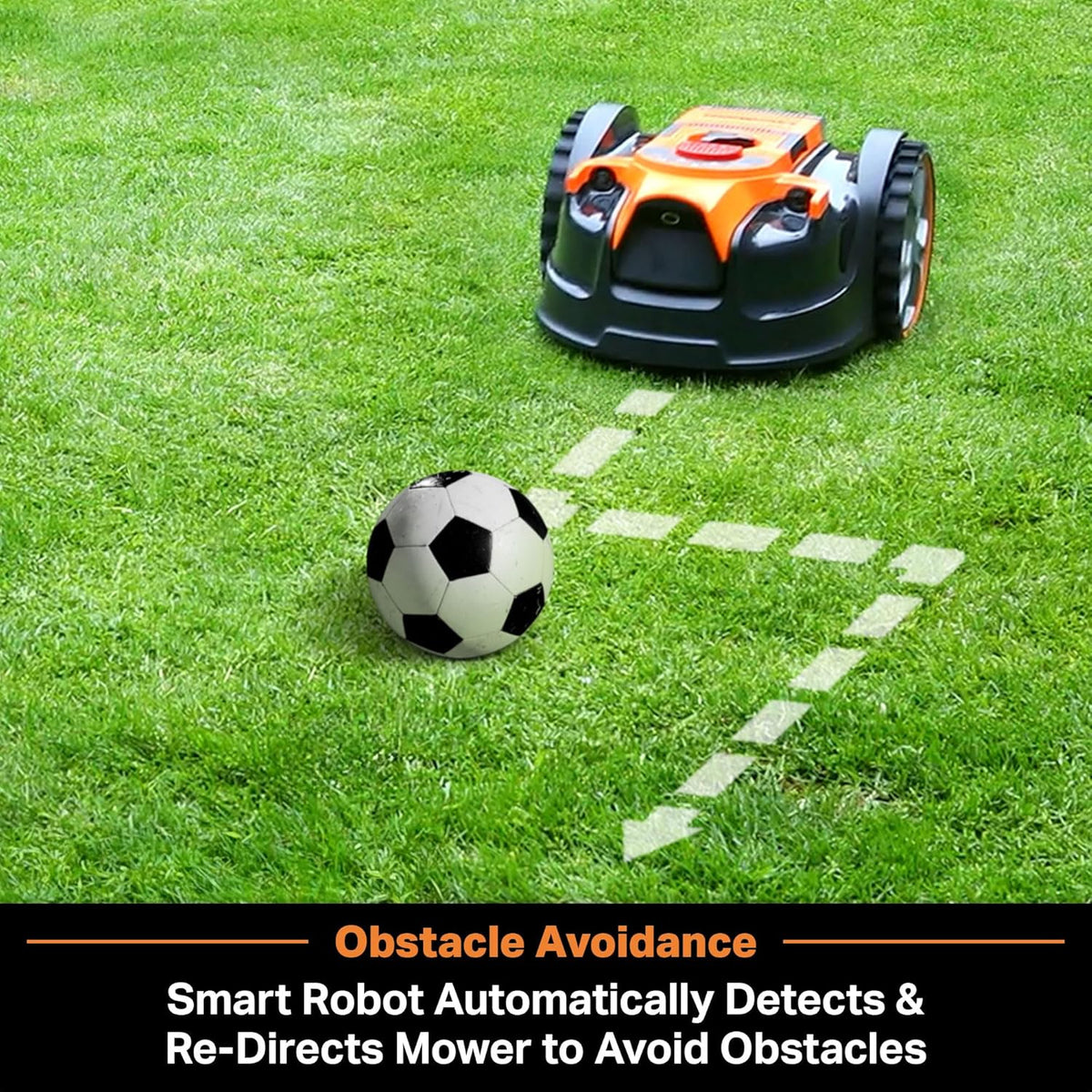 Modo Living LawnMaster OcuMowTM 24V kabelloser Roboter-Rasenmäher & Trimmer