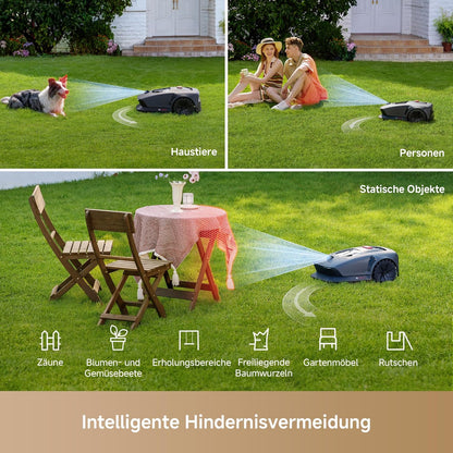 Modo Living 600 Mähroboter 600 m2, 3D-LiDAR & App-Steuerung