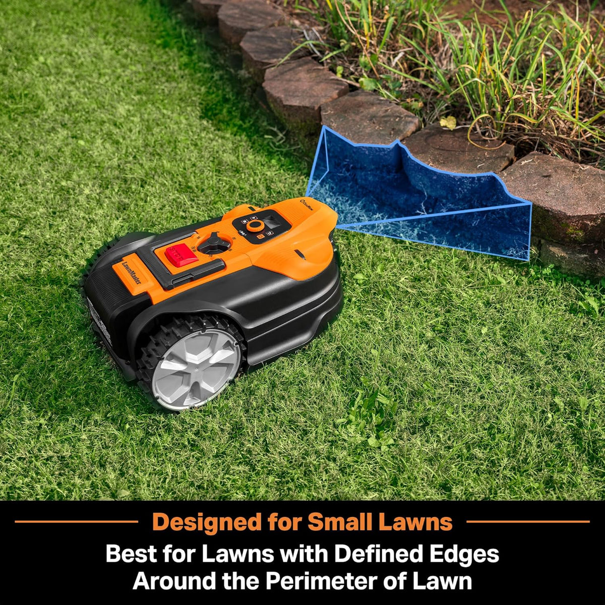 Modo Living LawnMaster VBRM18AMID4R Mähroboter 800 m2, ohne Kabel, WiFi & App