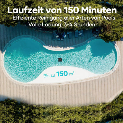 Modo Living AIPER Scuba S1 Kabelloser Poolroboter, Boden & Wand, Navigation 2.0, 150 Min Laufzeit, bis 150m2