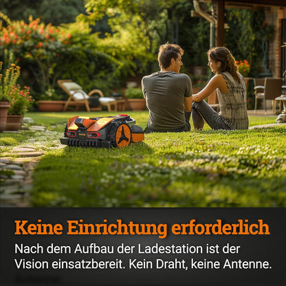 Modo Living Vision L1600 Mähroboter 1600 m2 ohne Kabel, KI & Igelschutz
