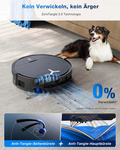 Modo Living X9 PRO Omni, 16.600Pa, OZMO Roller, ZeroTangle 3.0, Heißwasser-Wischung, TruEdge 2.0, YIKO-GPT