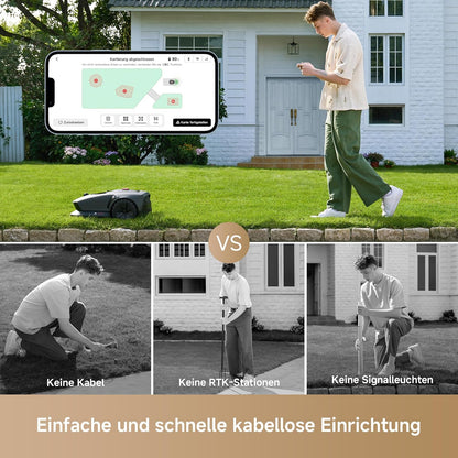 Modo Living 600 Mähroboter 600 m2, 3D-LiDAR & App-Steuerung