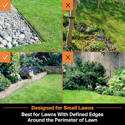 Modo Living LawnMaster OcuMowTM 24V kabelloser Roboter-Rasenmäher & Trimmer
