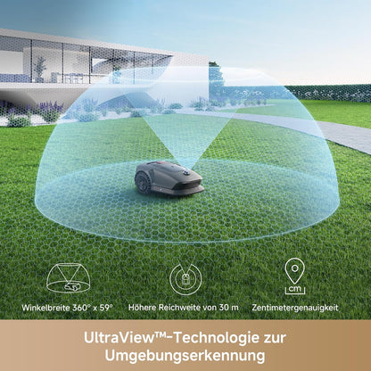 Modo Living 1000 Mähroboter 1000 m2, 3D-LiDAR & App-Steuerung