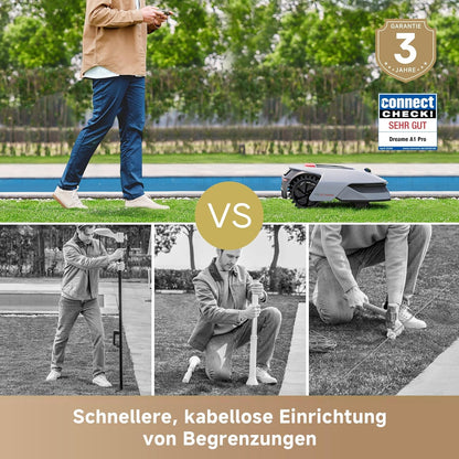 Modo Living Dreame A1 Pro Mähroboter, 2000m2, Drahtlos, OmniSenseTM, App & Zonensteuerung, Hindernisvermeidung
