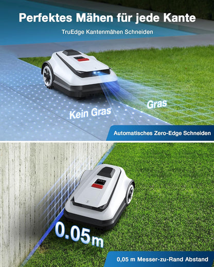 Modo Living Goat A1600 RTK Mähroboter, 1600m2, 330mm Schnitt, LiDAR RTK+Vision, 50% Steigung, Ohne Kabel