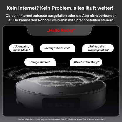 Roborock Saros 10 Saugroboter mit Dual Anti-Tangle System