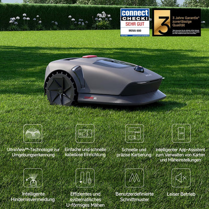 Modo Living 600 Mähroboter 600 m2, 3D-LiDAR & App-Steuerung