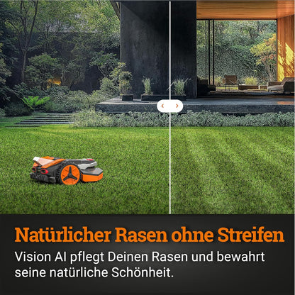 Modo Living Vision L1600 Mähroboter 1600 m2 ohne Kabel, KI & Igelschutz