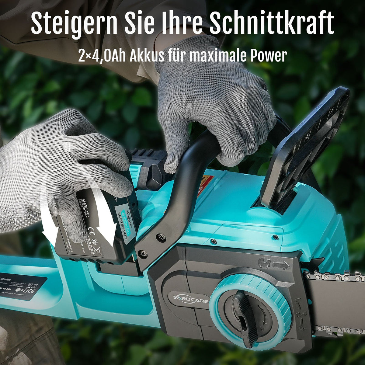 Modo Living YARDCARE 16" bürstenlose Akku-Kettensäge