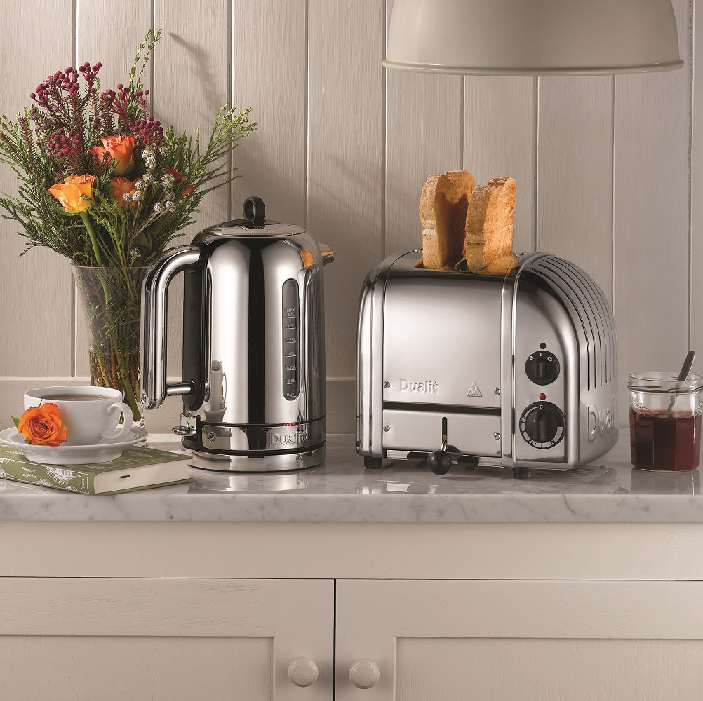 Dualit Toaster Paket 1, 2er Toaster mit Brötchenaufsatz