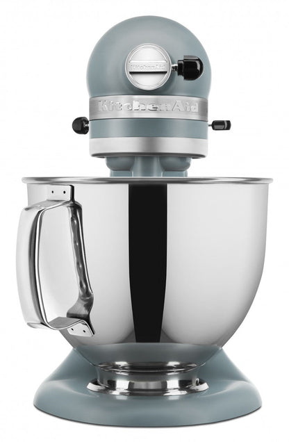 KitchenAid 4,8 L 5KSM175 Artisan Küchenmaschine Steellover mit Edelstahl-Werkzeugen