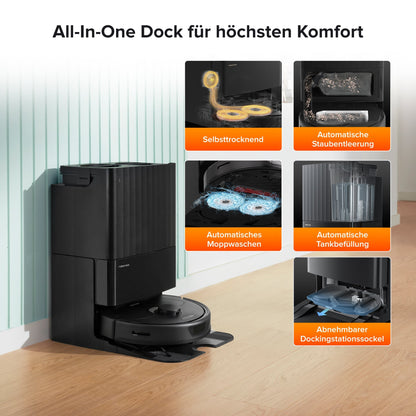 Roborock Qrevo Saugroboter mit Multifunktions-Dockingstation