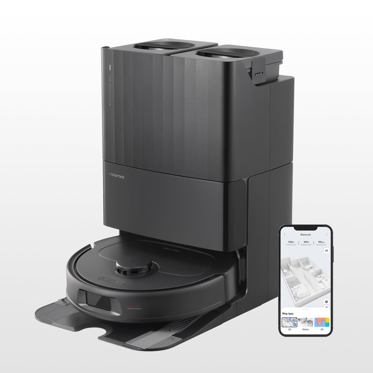 Roborock Qrevo S Saugroboter mit Multifunktions-Dockingstation