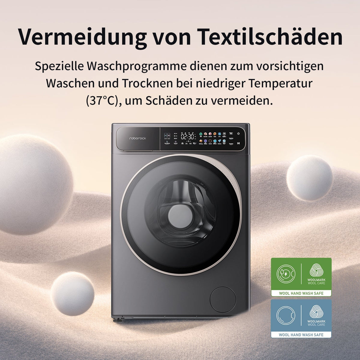 Roborock Zeo  One Waschtrockner mit der Zeo-Cycle® Trocknungstechnologie