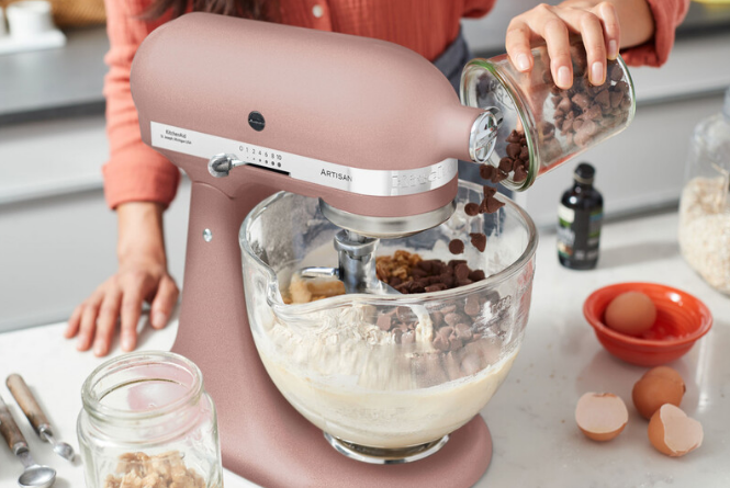 KitchenAid 4,8 L 5KSM185 Artisan Küchenmaschine Cookielover Artisan Fleischwolf+Spritzgebäck+Flexirührer