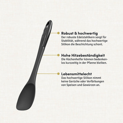 Servierlöffel mit robustem Edelstahlkern