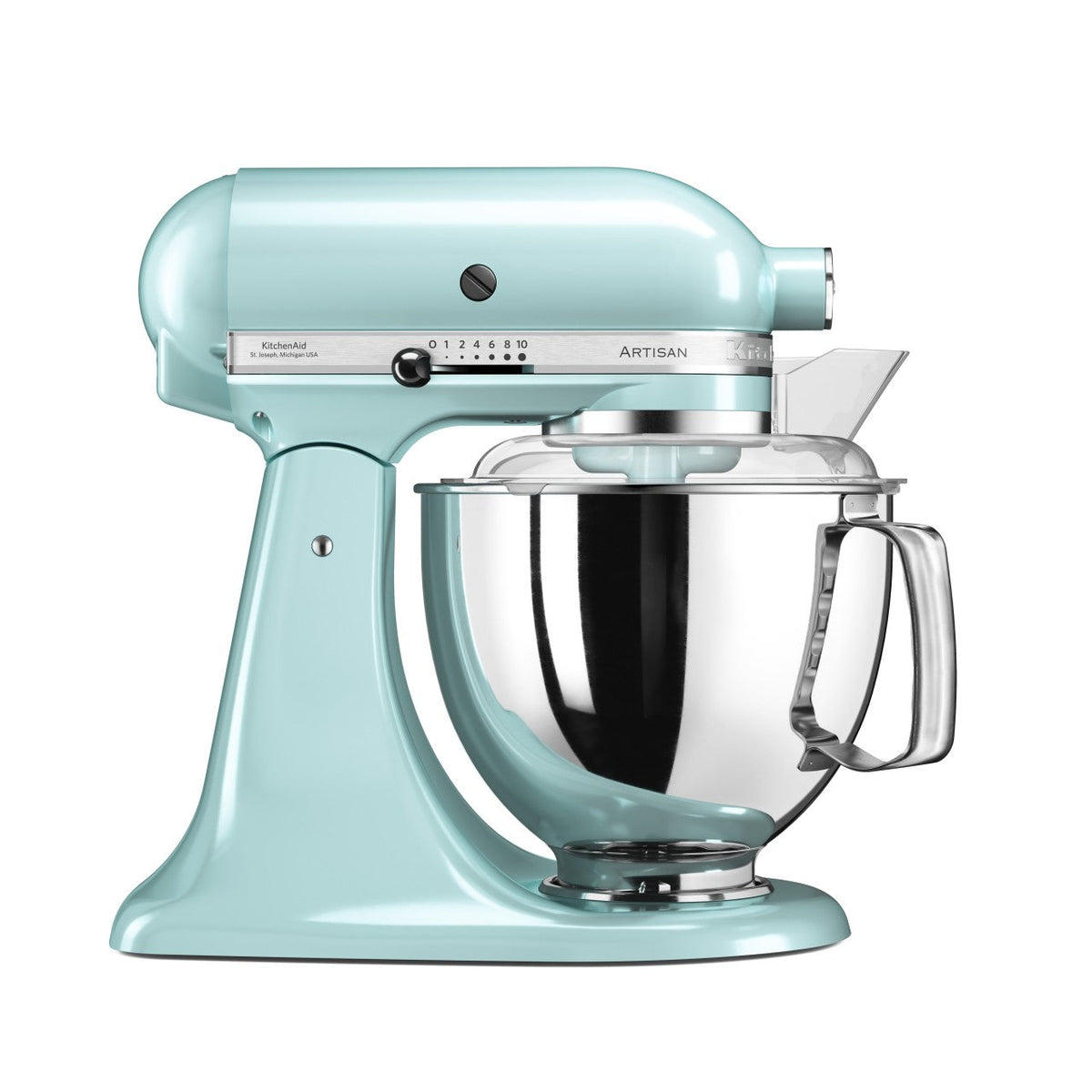 KitchenAid 4,8 L 5KSM175 Artisan Küchenmaschine Beginnerset mit Gemüseschneider