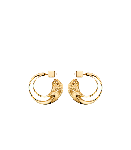 Creolen Eroz - Goldedition 24 Karat vergoldet