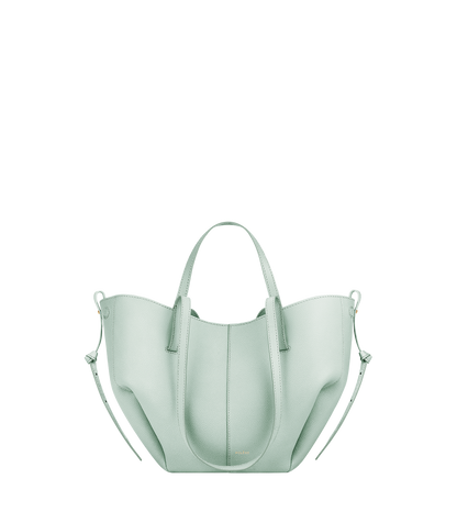 Cyme Mini - Meerschaum Genarbtes Leder