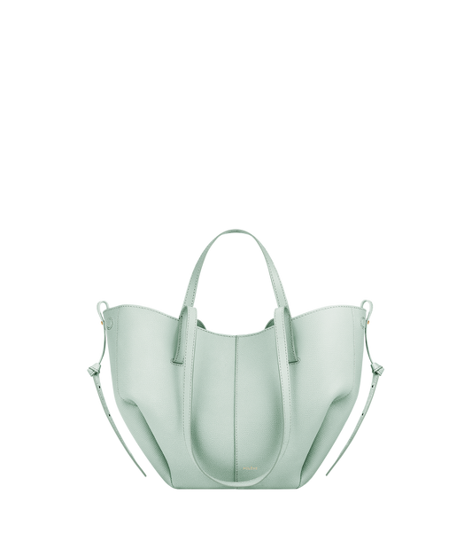 Cyme Mini - Meerschaum Genarbtes Leder