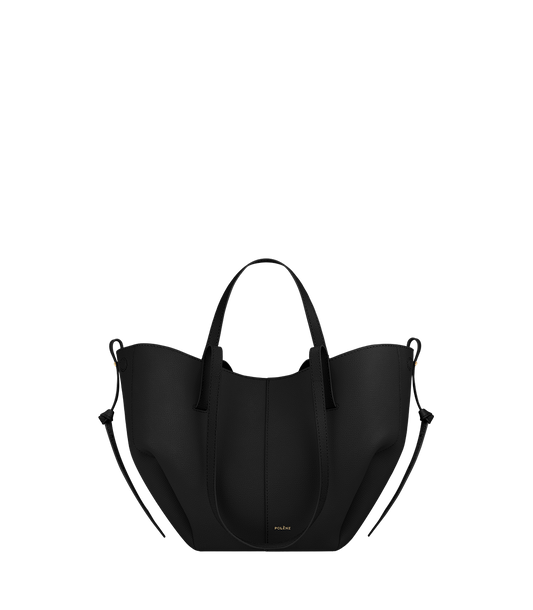 Cyme Mini - Schwarz Genarbtes Leder