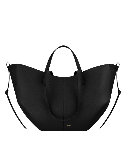 Cyme - Schwarz Genarbtes Leder