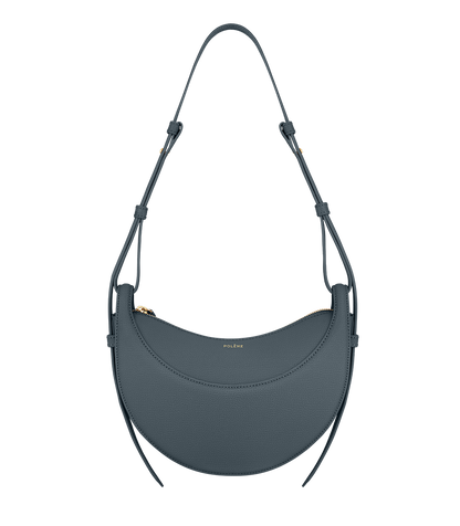 Numéro Dix - Mitternachtsblau Genarbtes Leder