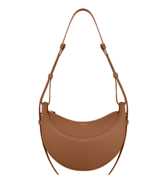 Numéro Dix - Camel Genarbtes Leder