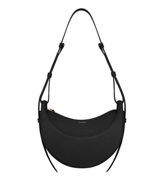 Numéro Dix - Schwarz Genarbtes Leder