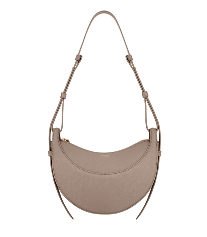 Numéro Dix - Taupe Genarbtes Leder
