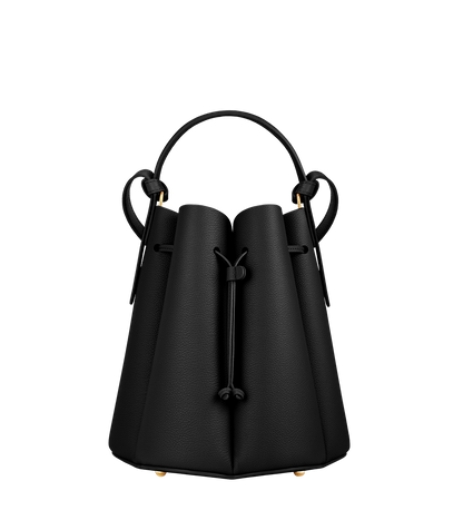 Numéro Huit - Schwarz Genarbtes Leder