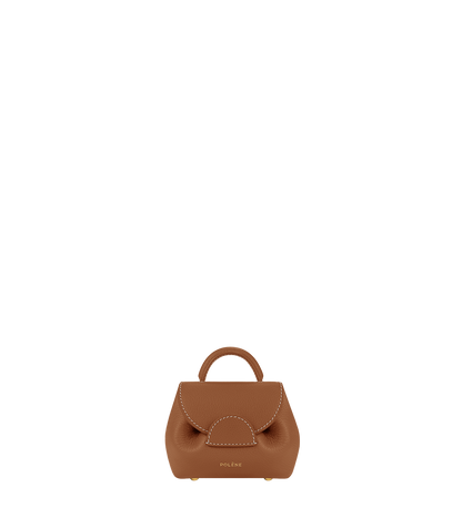 Numéro Un Micro - Camel Genarbtes Leder