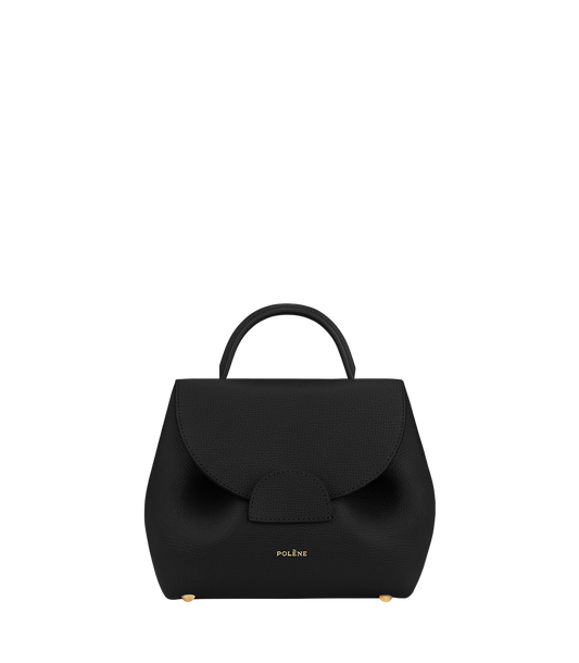 Numéro Un Nano - Schwarz Genarbtes Leder