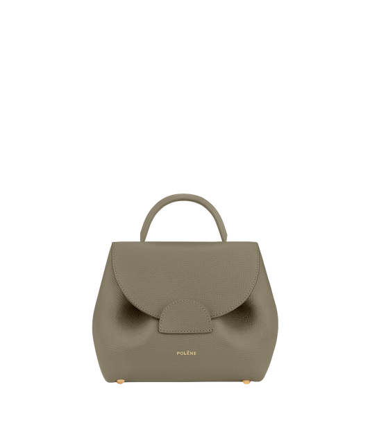 Numéro Un Nano - Olive Genarbtes Leder