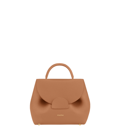 Numéro Un Nano - Tan Genarbtes Leder