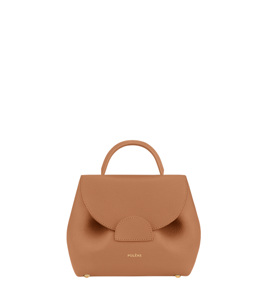 Numéro Un Nano - Tan Genarbtes Leder