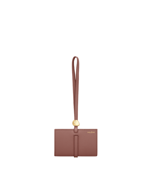 Kartenetuis Kayé - Duo Blush Genarbtes Leder