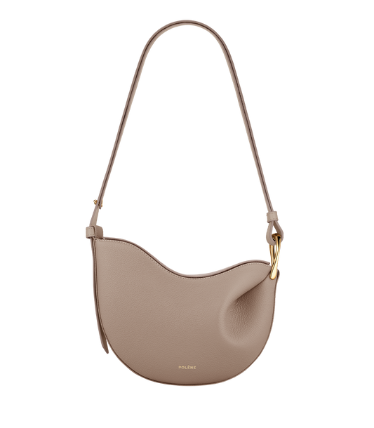 Tonca - Taupe Genarbtes Leder